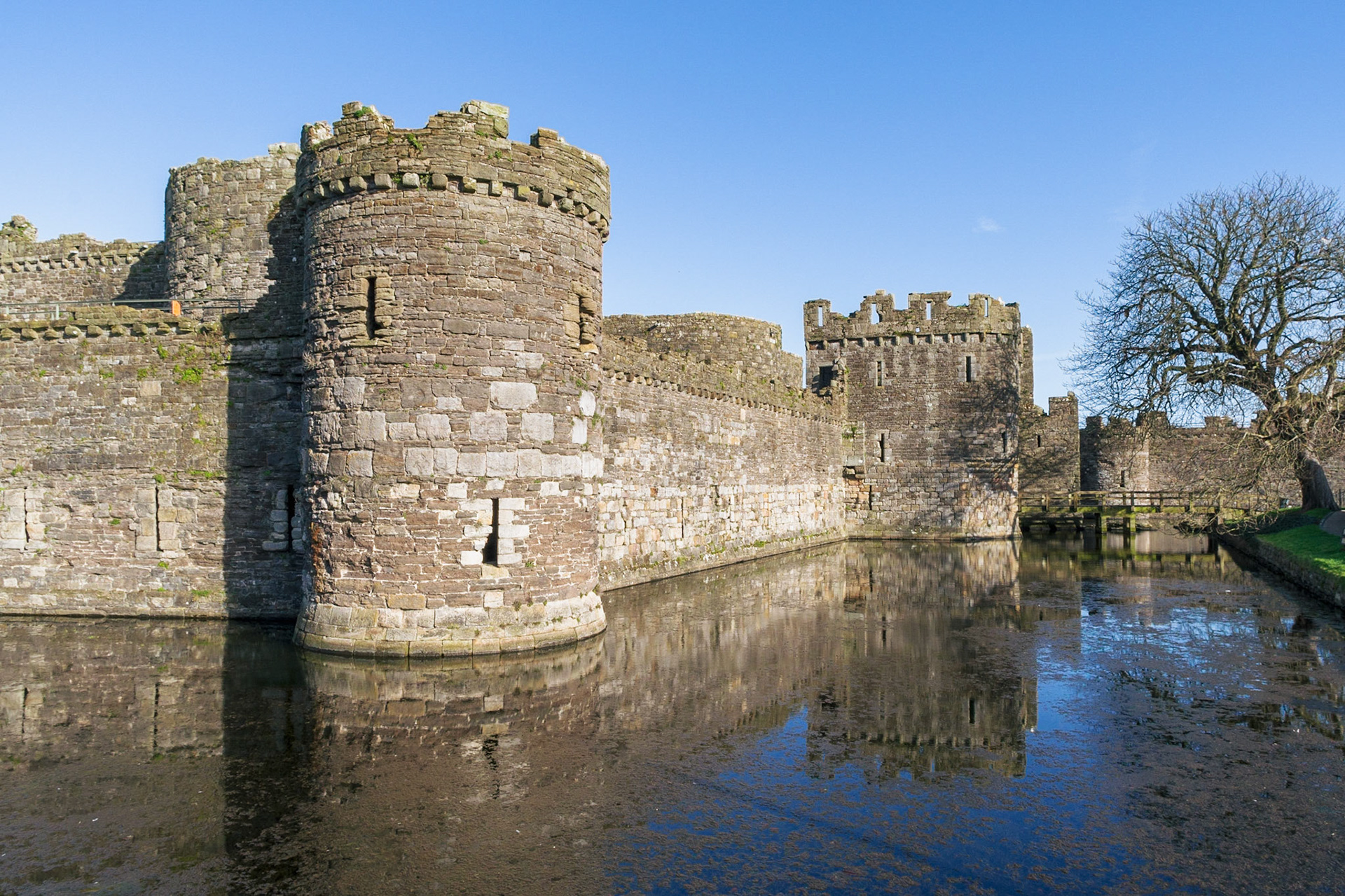 Beaumaris Castle.