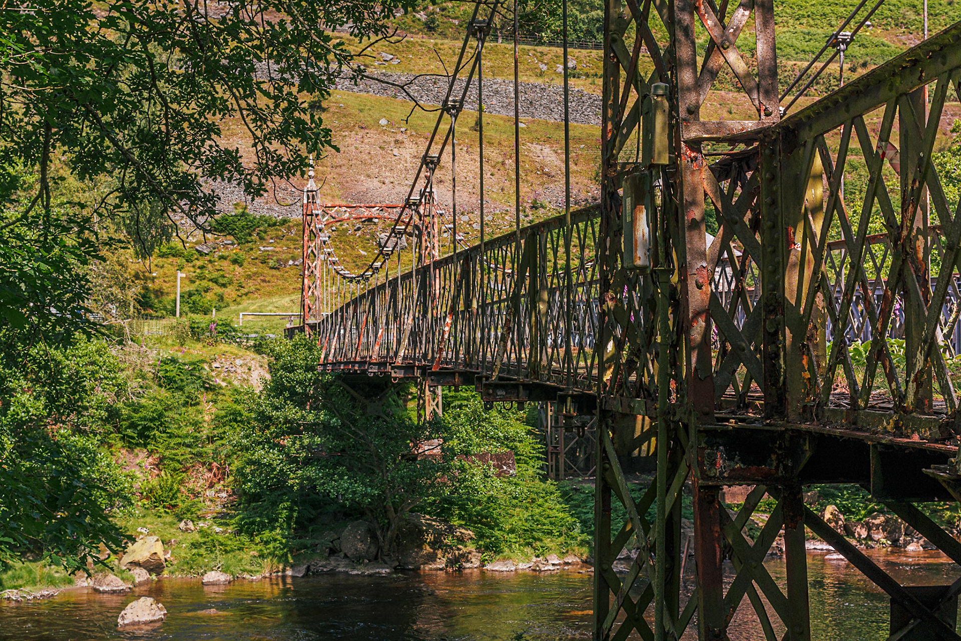 Rust Becomes Me: Elan Village Suspension Bridge