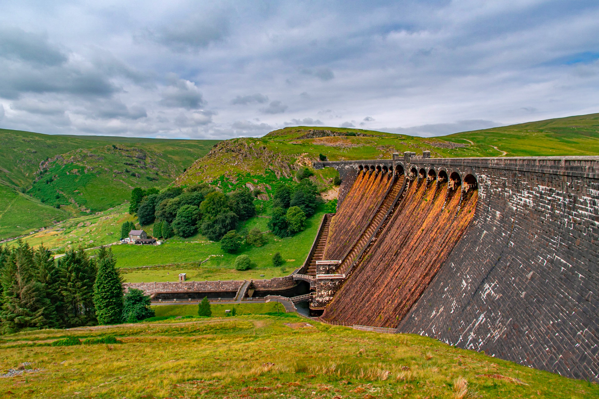 Claerwen Reservoir, Elan Valley, Wales