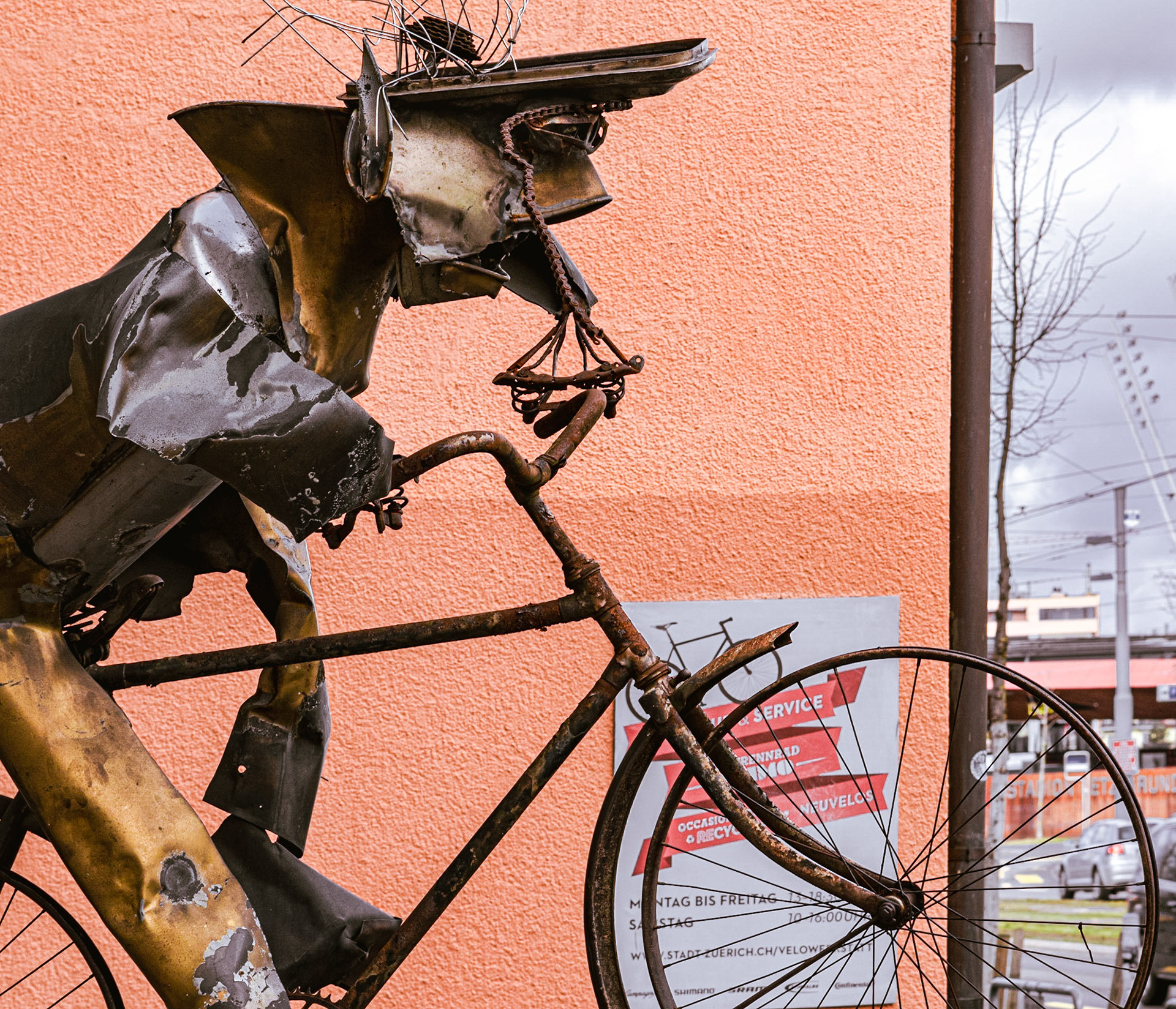Bike Servicing: Wall art, Zurich