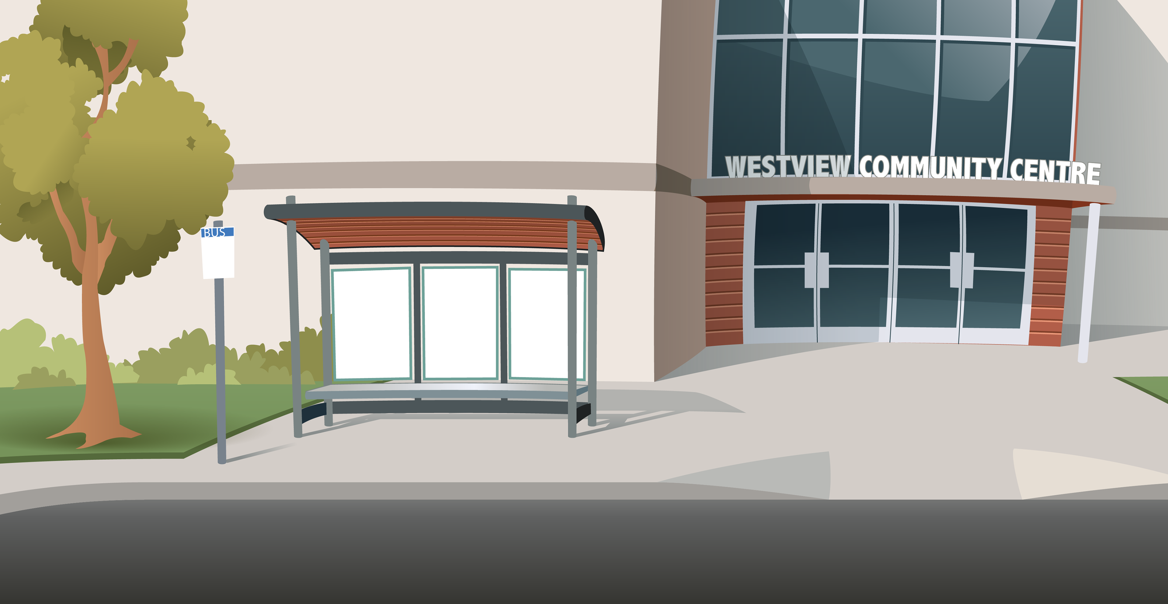 BACKGROUND: Bus Stop1 - Stay in the Game