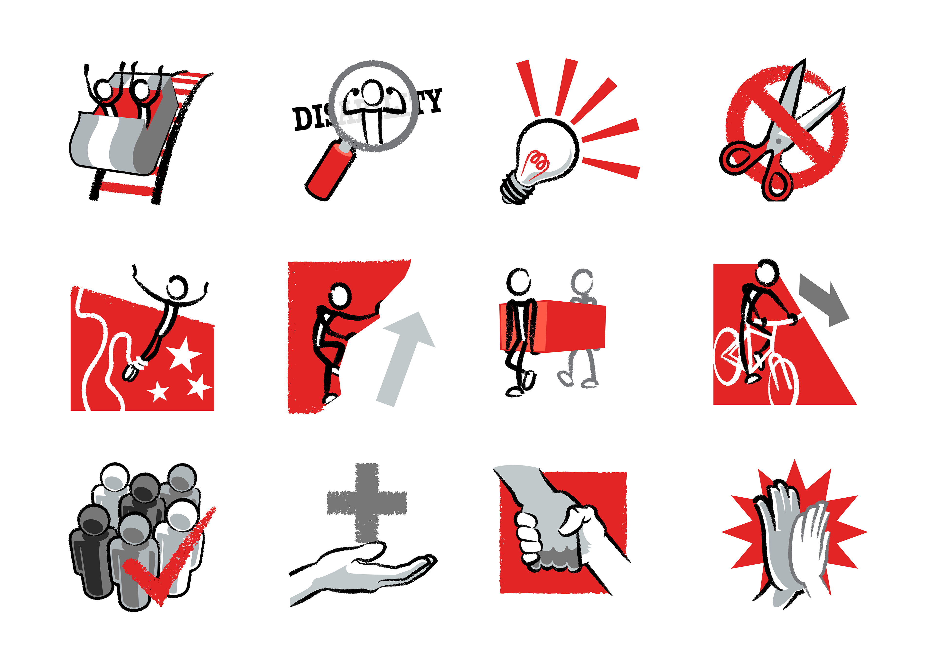 In-program Icons (Welcoming All Abilities sub-program)