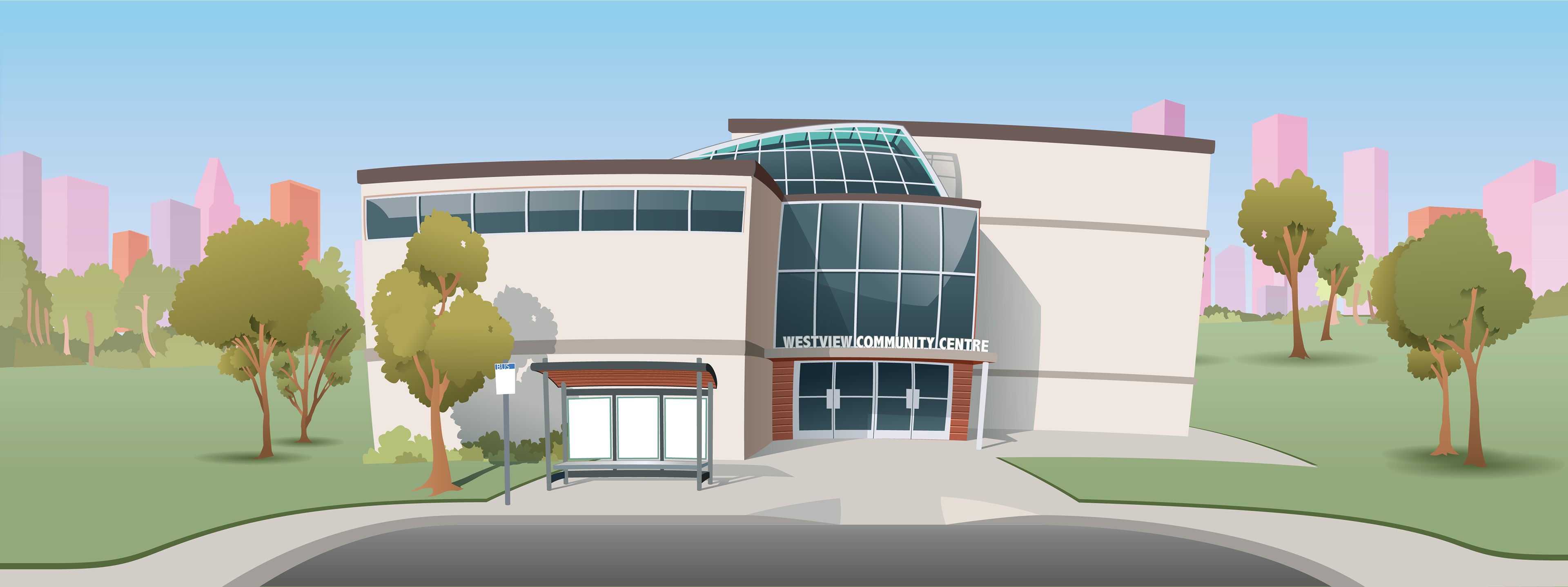BACKGROUND: Community Centre Front View1 - Stay in the Game
