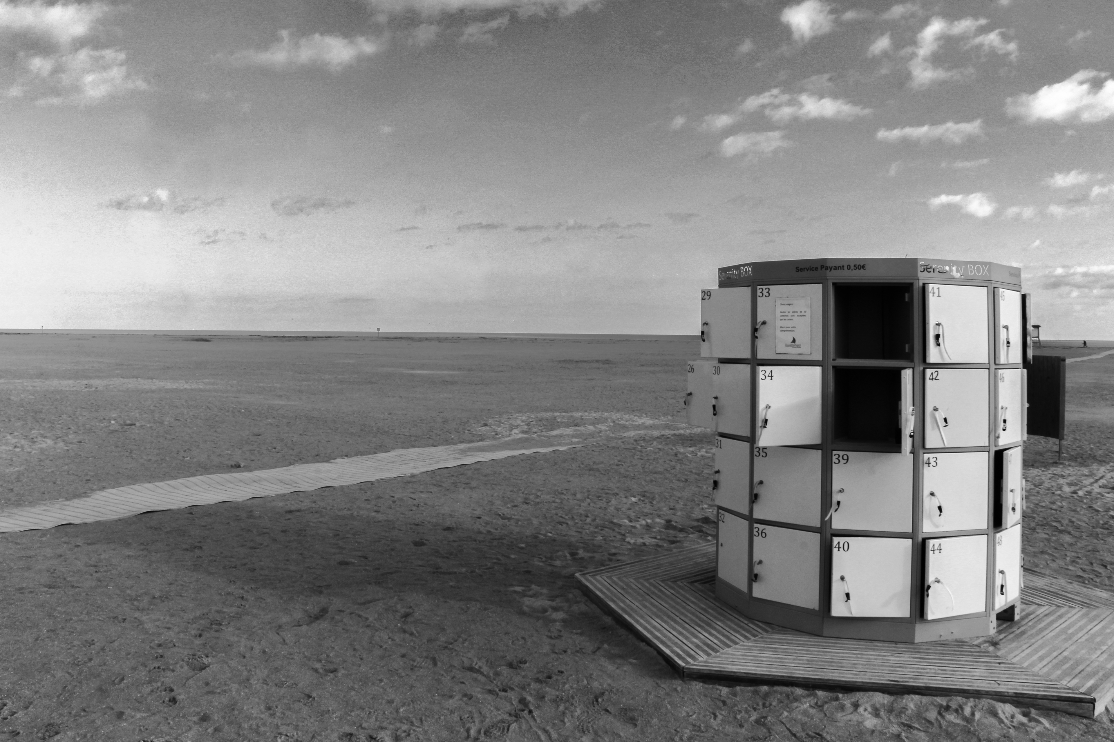 Plage de Ouistreham. 2023.