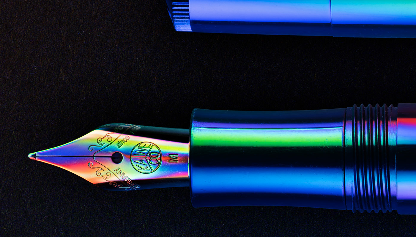 Magnification of the front of one pen