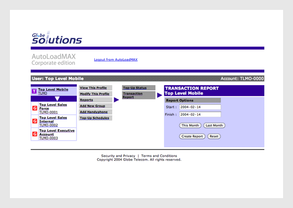 Globe AutoLoadMAX - handyphone SIM payments management