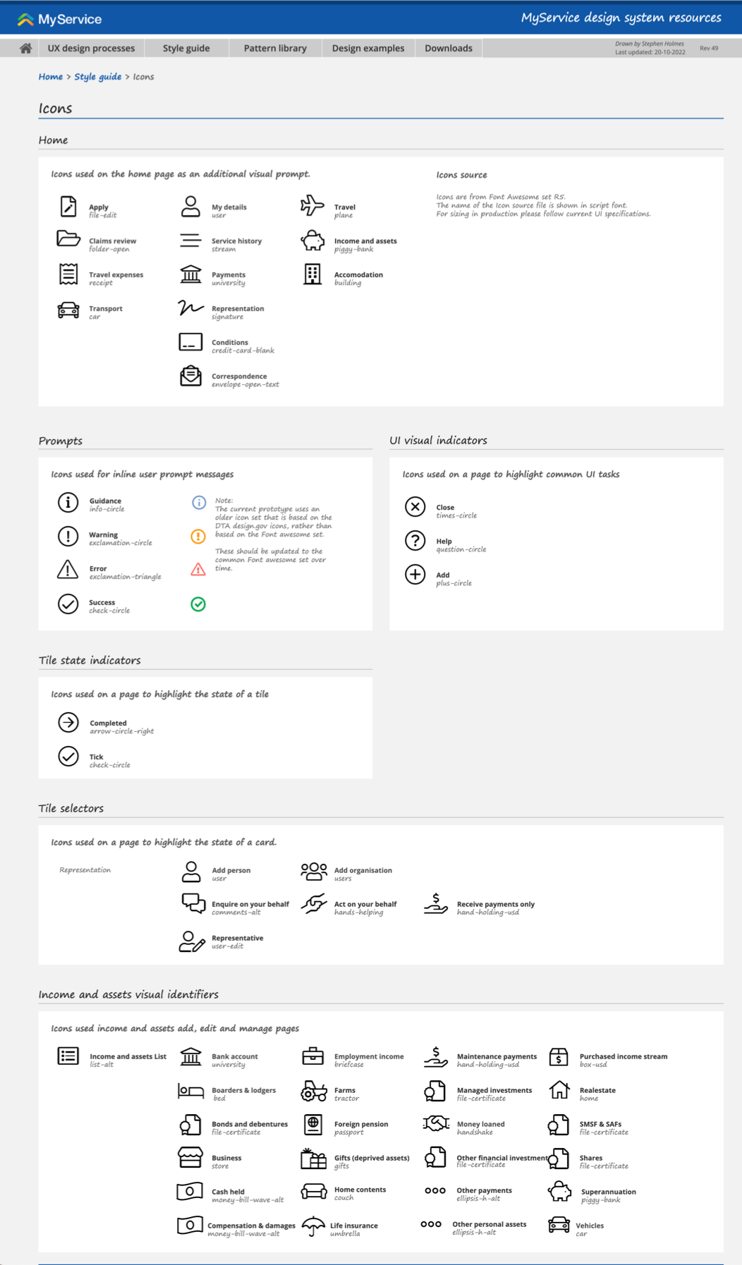 MyService DS - Icons