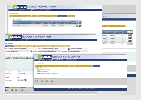BIDS budgeting management platform