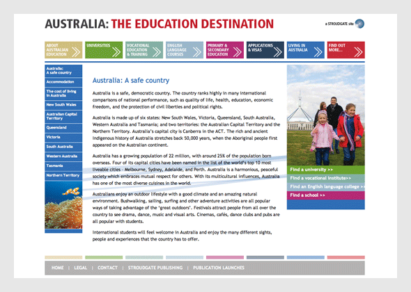 Stroudgate - education promotion in Australia