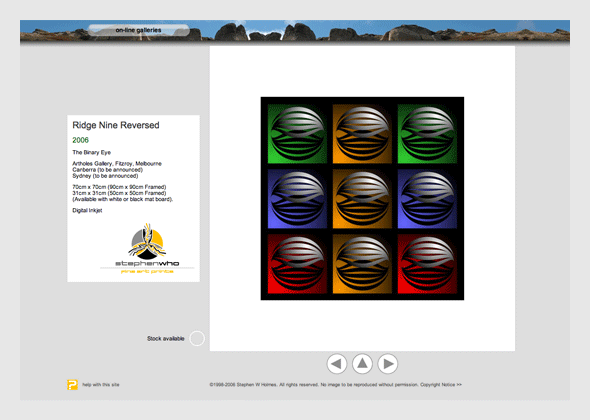 stephenwho - individual work details page