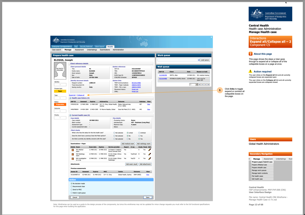 eMedical - Manage Case documentation