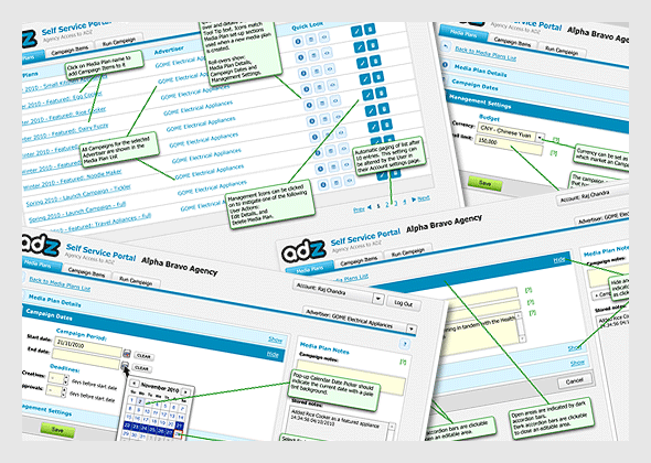 ADZ campaign builder - prototype specs
