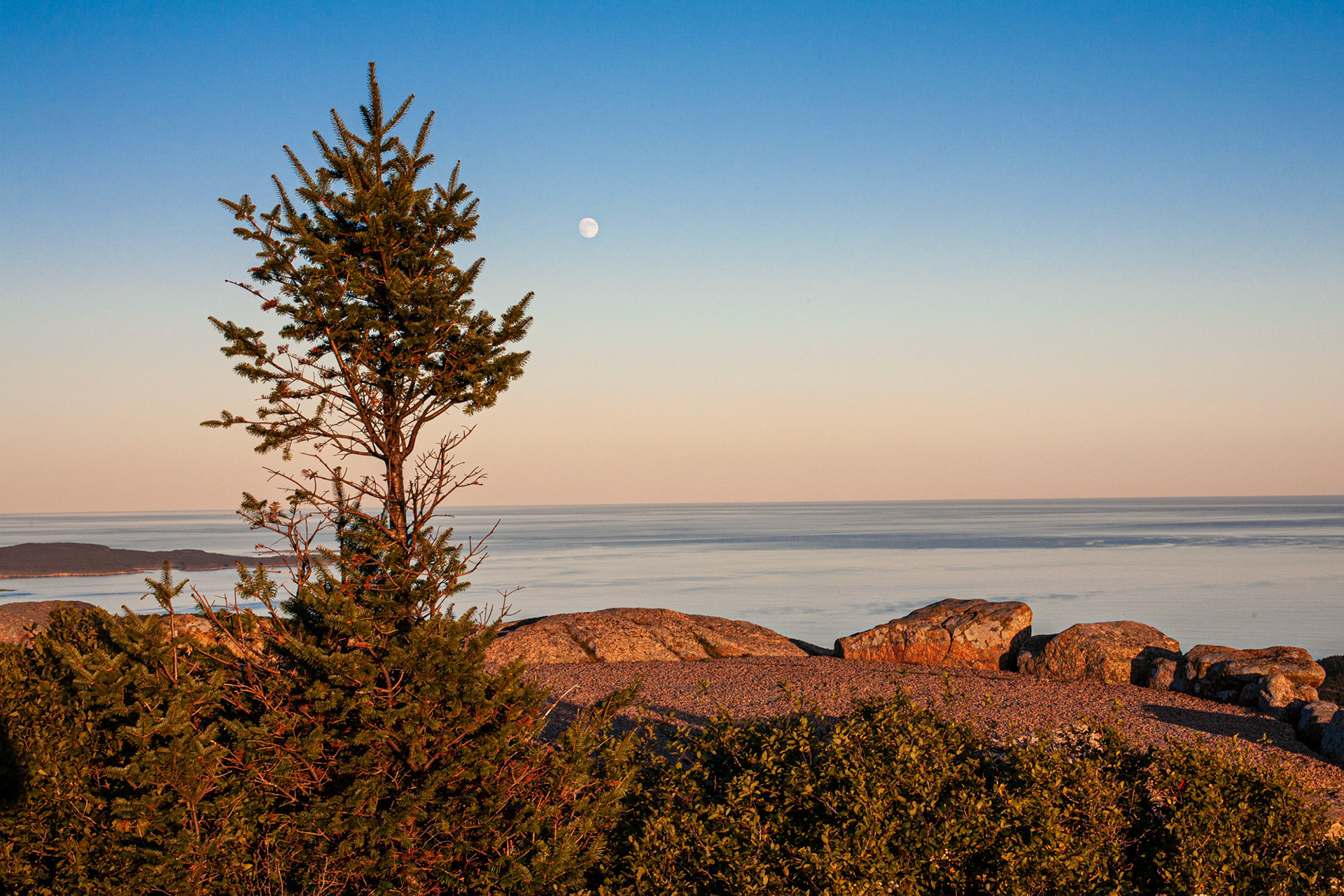 Sunset on Cadillac Mountain