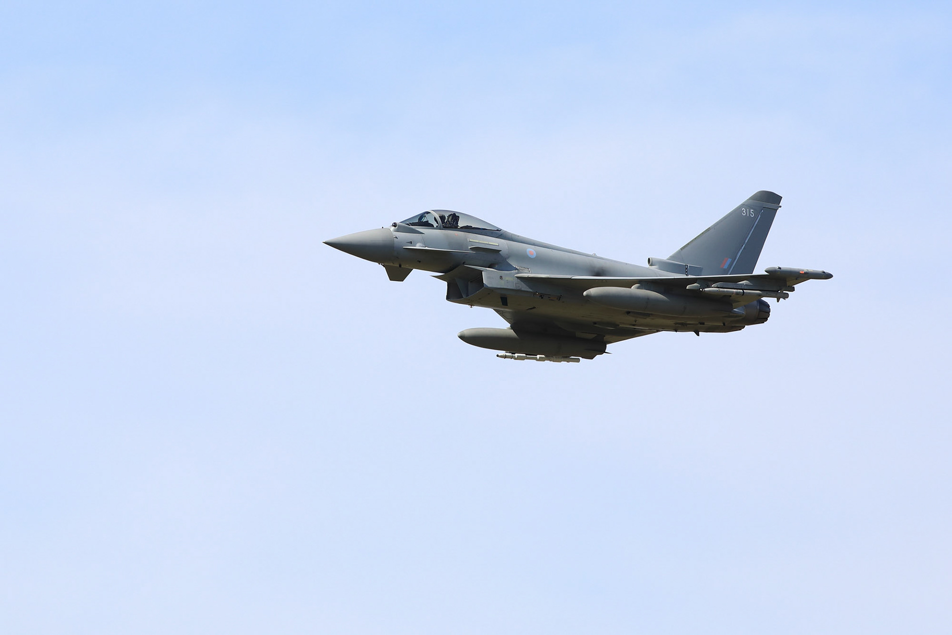 Typhoon flyby