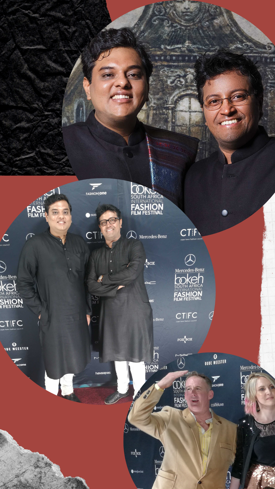 Writer Director Judhajit Bagchi & Ranadeep Bhattacharyya at Bokeh Fashion Film Festival South Africa Official Selection