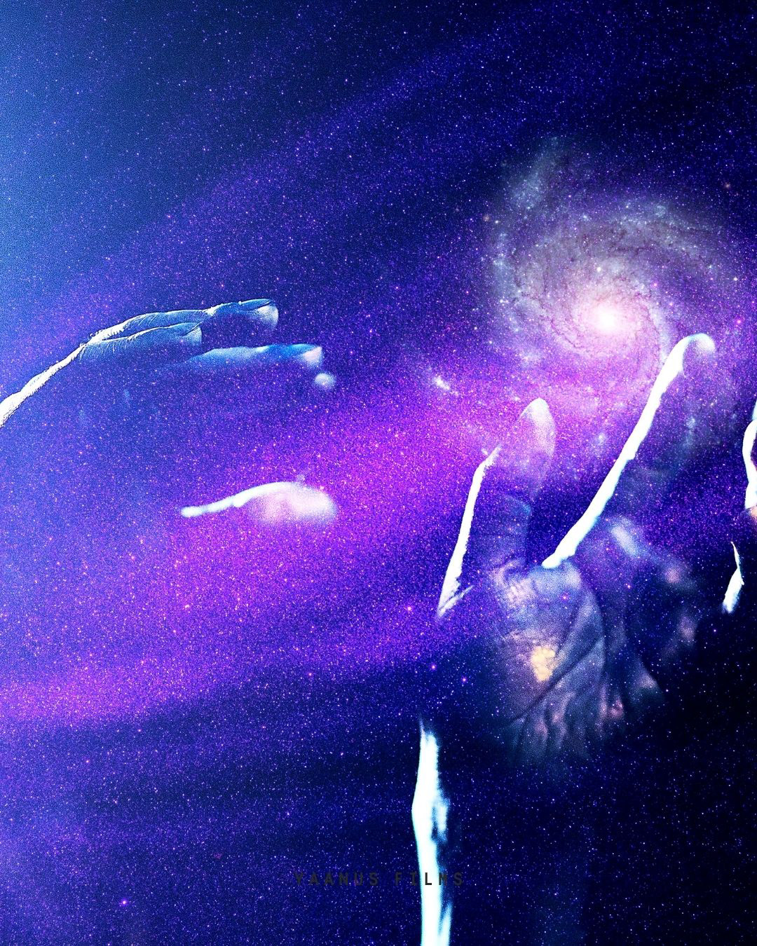 Cosmic Photography, Celestial Art, Human Universe, Astral Imagery, Star-Studded Portraiture Yaanus Films