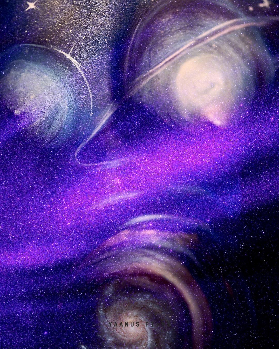 Cosmic Photography, Celestial Art, Human Universe, Astral Imagery, Star-Studded Portraiture Yaanus Films