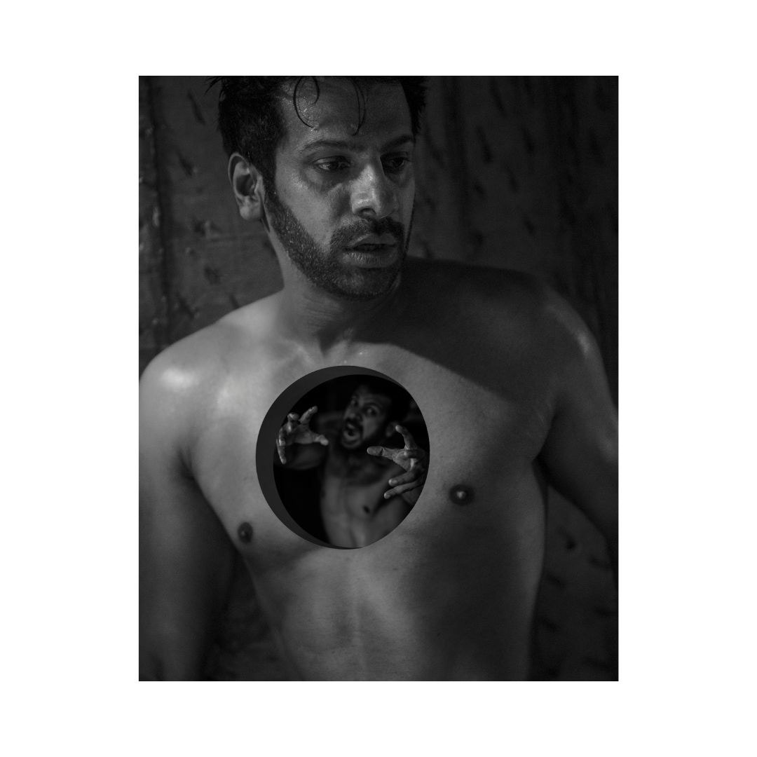 "A Moment In Mediation" Mental Health Awareness Photography Series Featuring Karan Veer Mehra. Nude Male Photography by Portfolio Photographers Judhajit Bagchi & Ranadeep Bhattacharyya