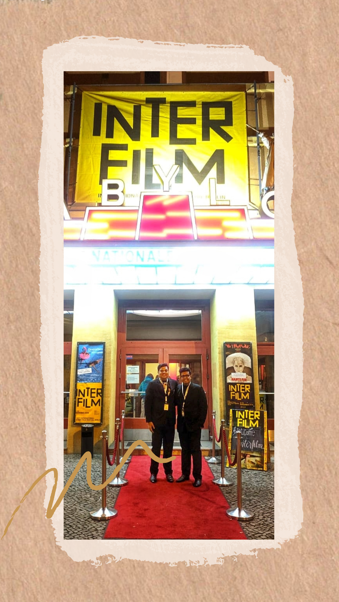Writer Director Judhajit Bagchi & Ranadeep Bhattacharyya at Inter Film Berlin