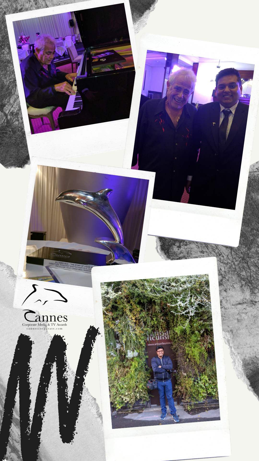 Writer Director Judhajit Bagchi & Ranadeep Bhattacharyya at Cannes Film Festival Winner Brand Ad Film