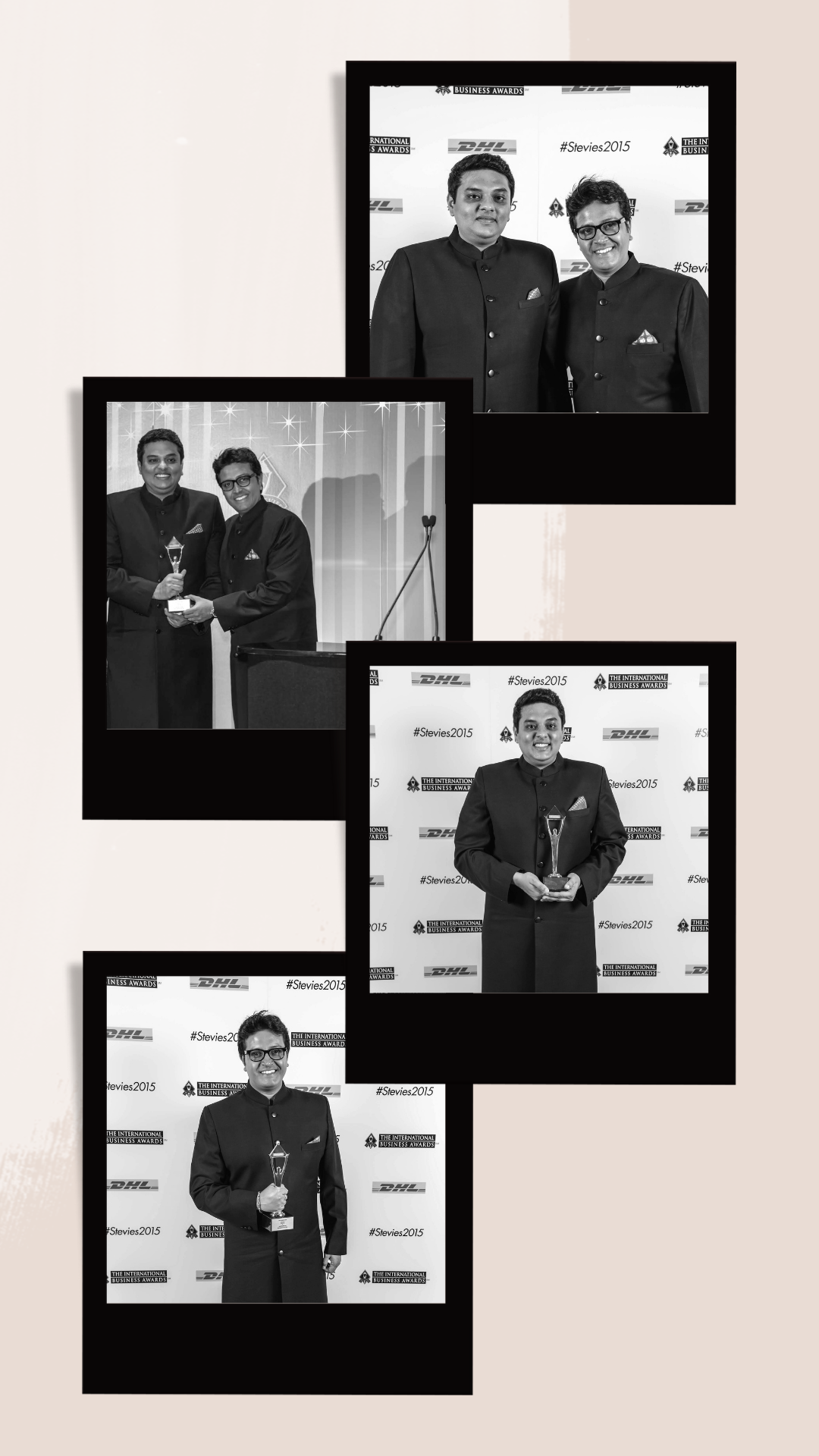 Writer Director Judhajit Bagchi & Ranadeep Bhattacharyya at International Business Awards Winner Brand Ad Film