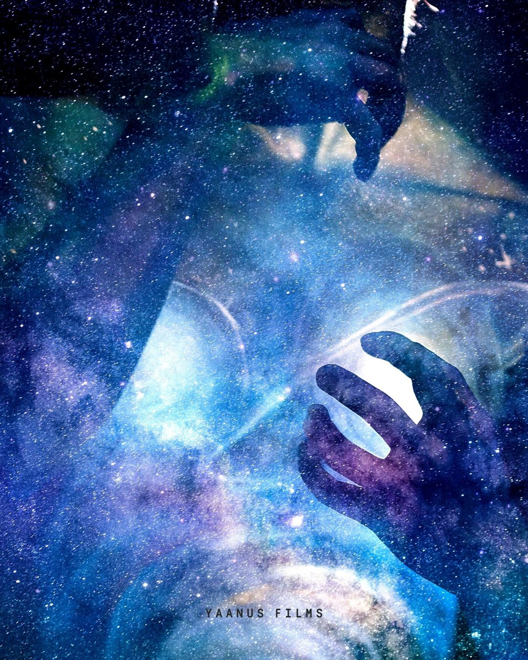 Cosmic Photography, Celestial Art, Human Universe, Astral Imagery, Star-Studded Portraiture Yaanus Films