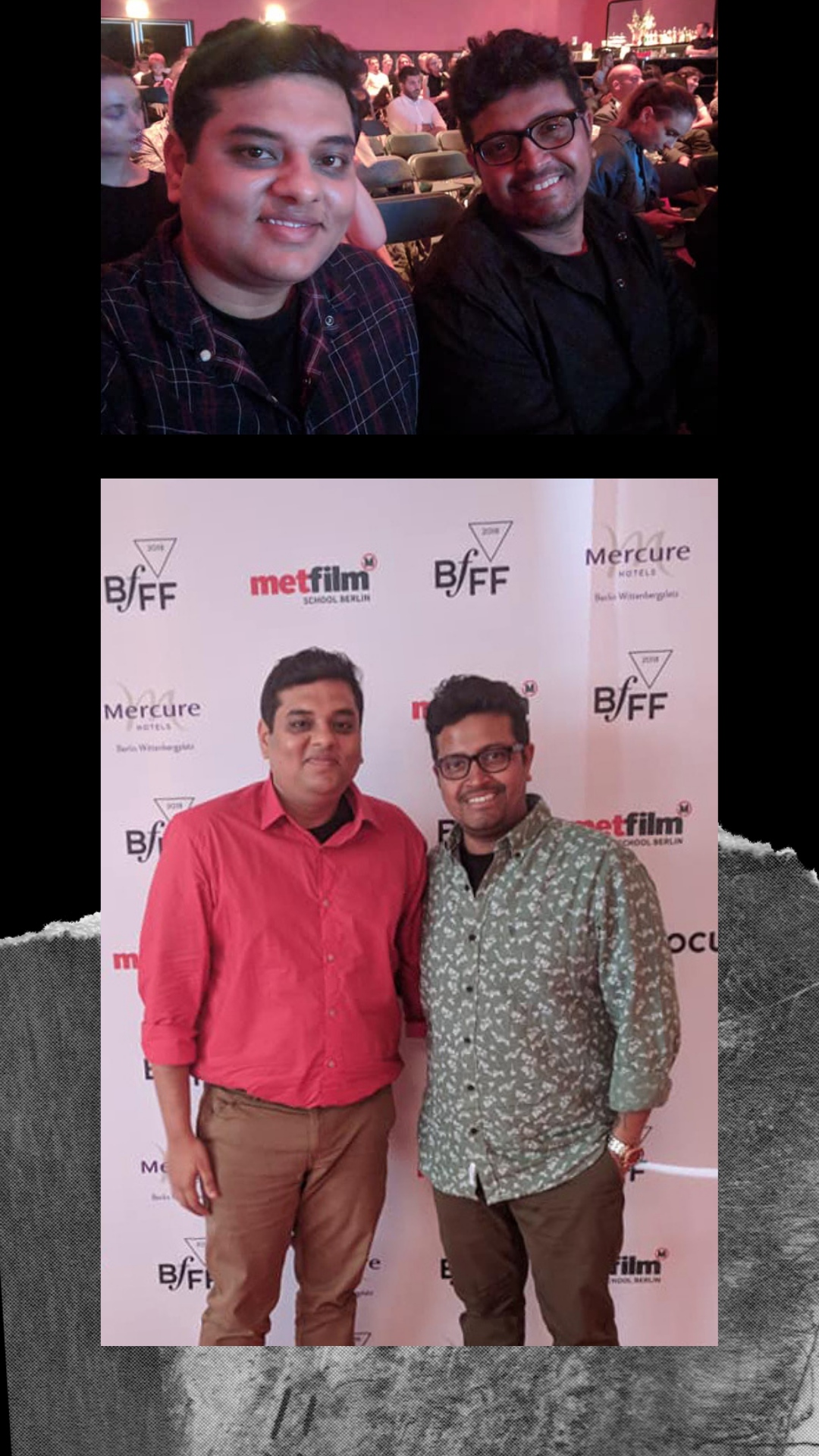 Writer Director Judhajit Bagchi & Ranadeep Bhattacharyya at Berlin Fashion Film Festival Official Selection