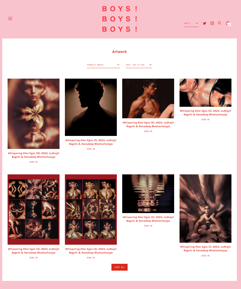 Boys!Boys!Boys! Publication of Fine Art Photo Series by Judhajit Bagchi & Ranadeep Bhattacharyya