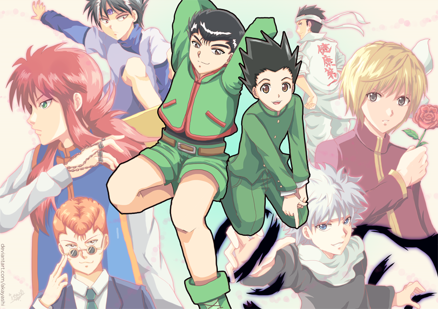 Fanart, 2012 | Yu Yu Hakusho & Hunter x Hunter © Yoshihiro Togashi