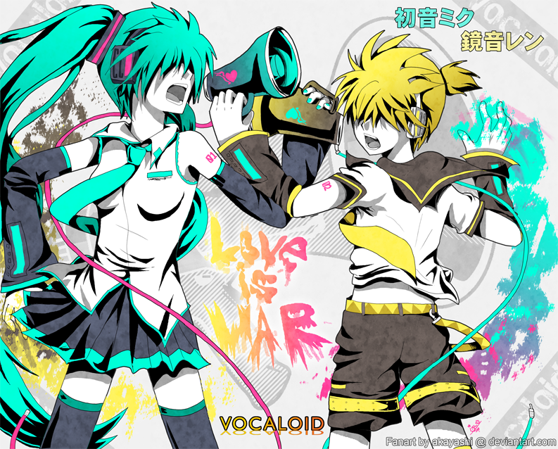 Fanart, 2008 | VOCALOID © Crypton/Yamaha