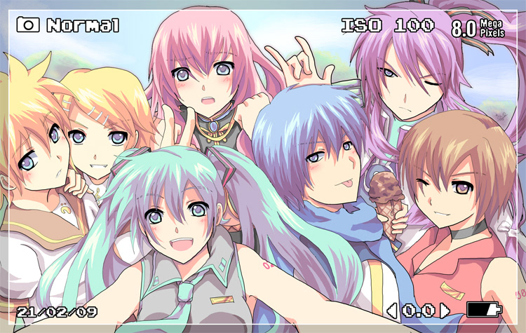 Fanart, 2009 | VOCALOID © Crypton/Yamaha