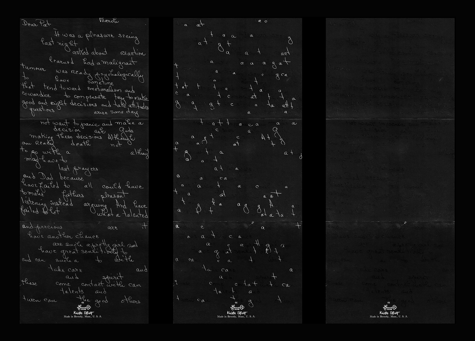 Emily Leach Reading the Sequence (detail)