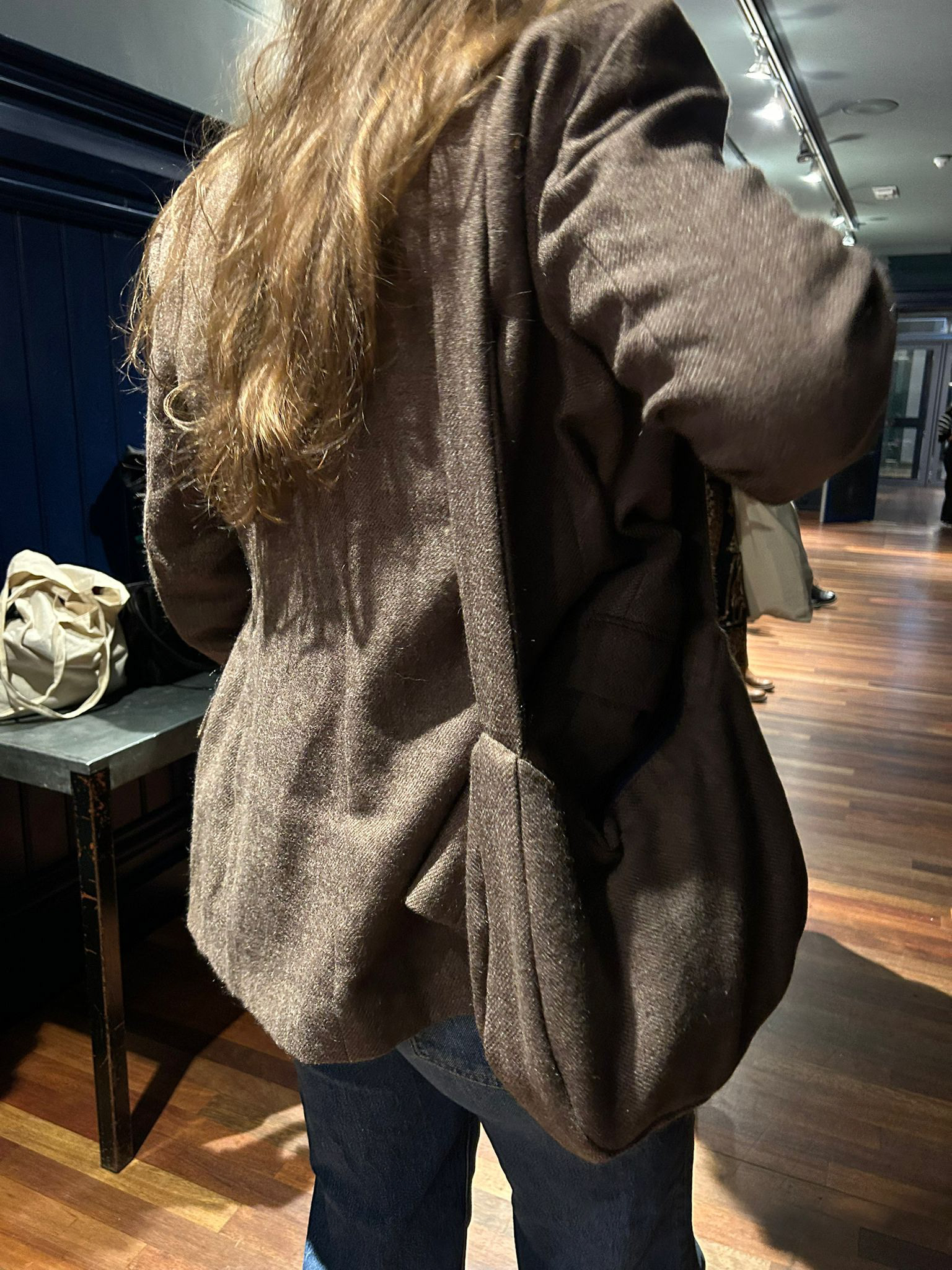 vintage woolen blazer with SJOEKIE BAG