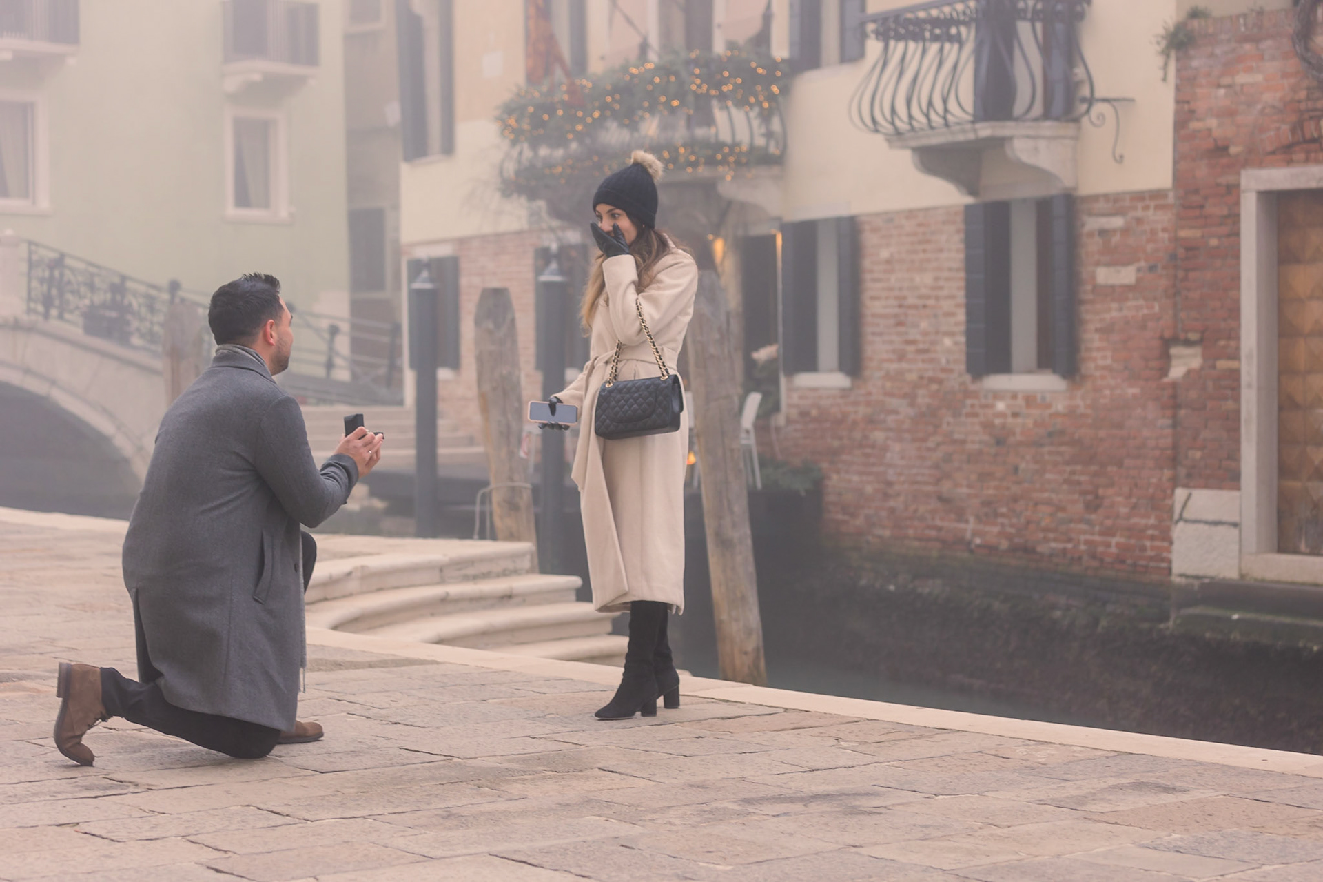 surprise proposal in dorsoduro