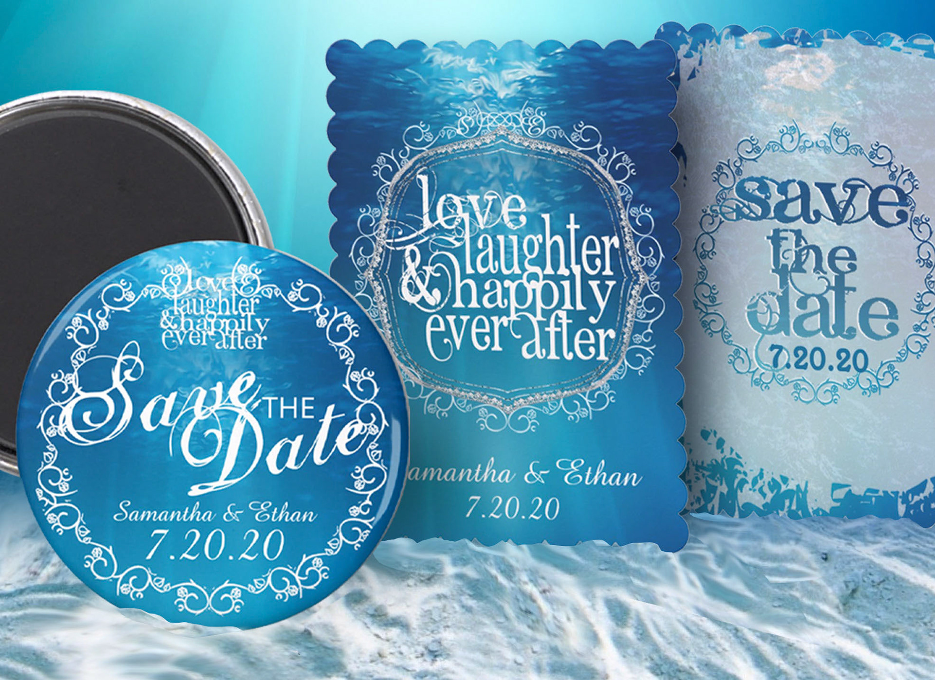 Under the Sea Wedding Magnets