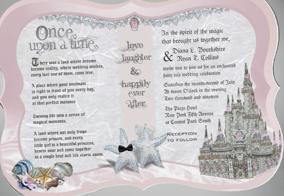 Once Upon a Time Wedding Invitations