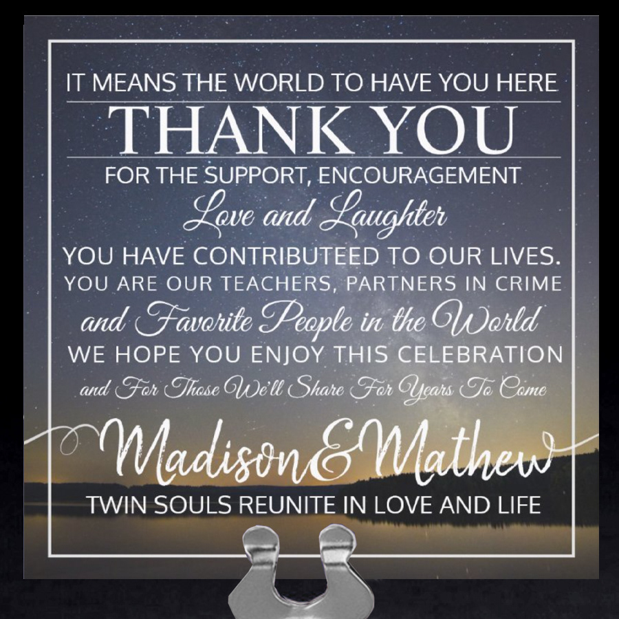 Twin Flame Thank You Cards