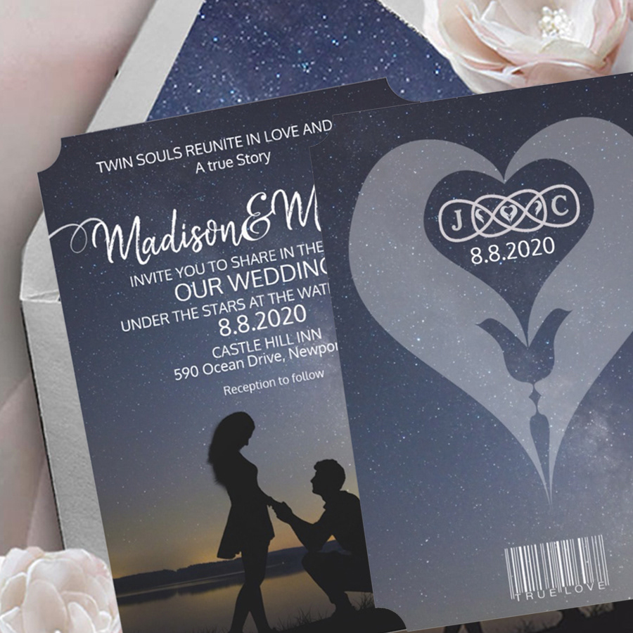 Twin Flame Invitations