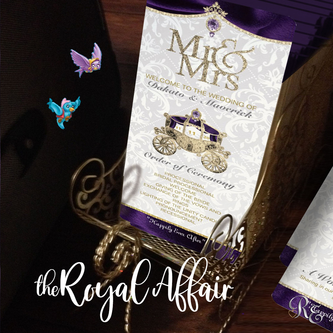 fairytale wedding program