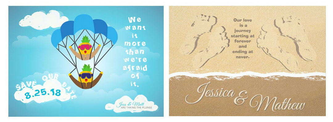 pineapple beach characters sky dive