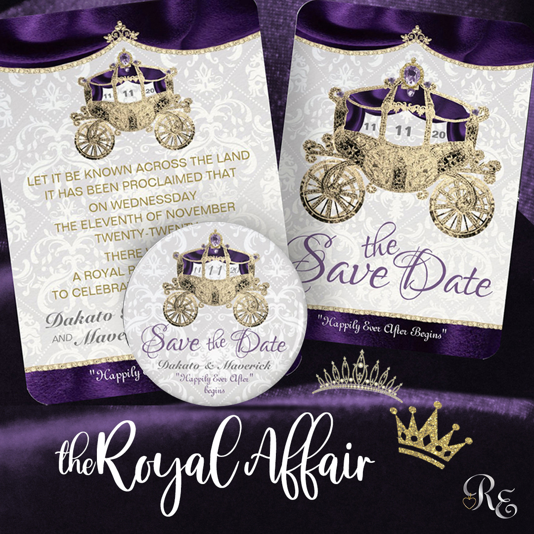 fairytale wedding stationery