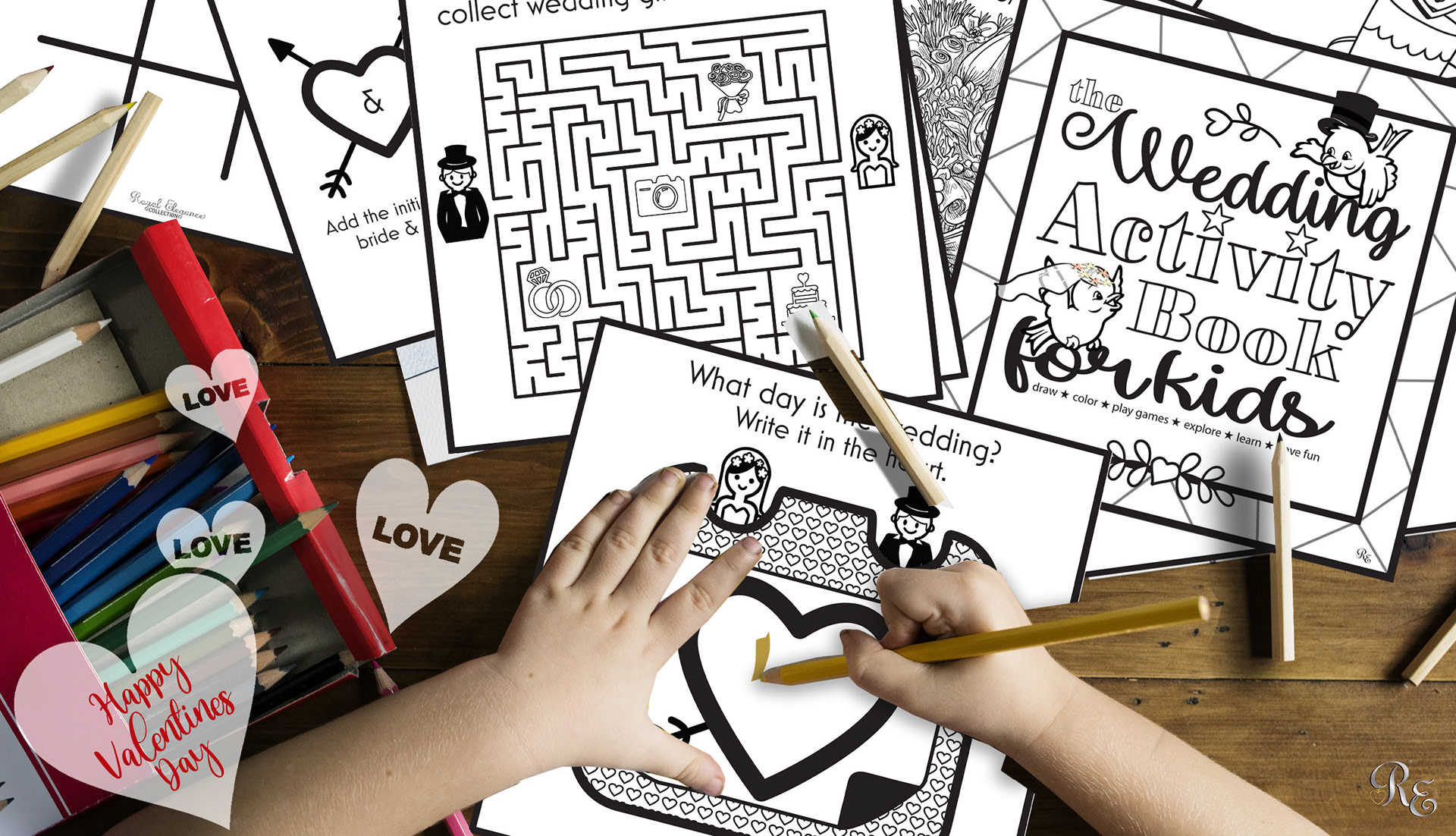 Wedding Activity Book for kids