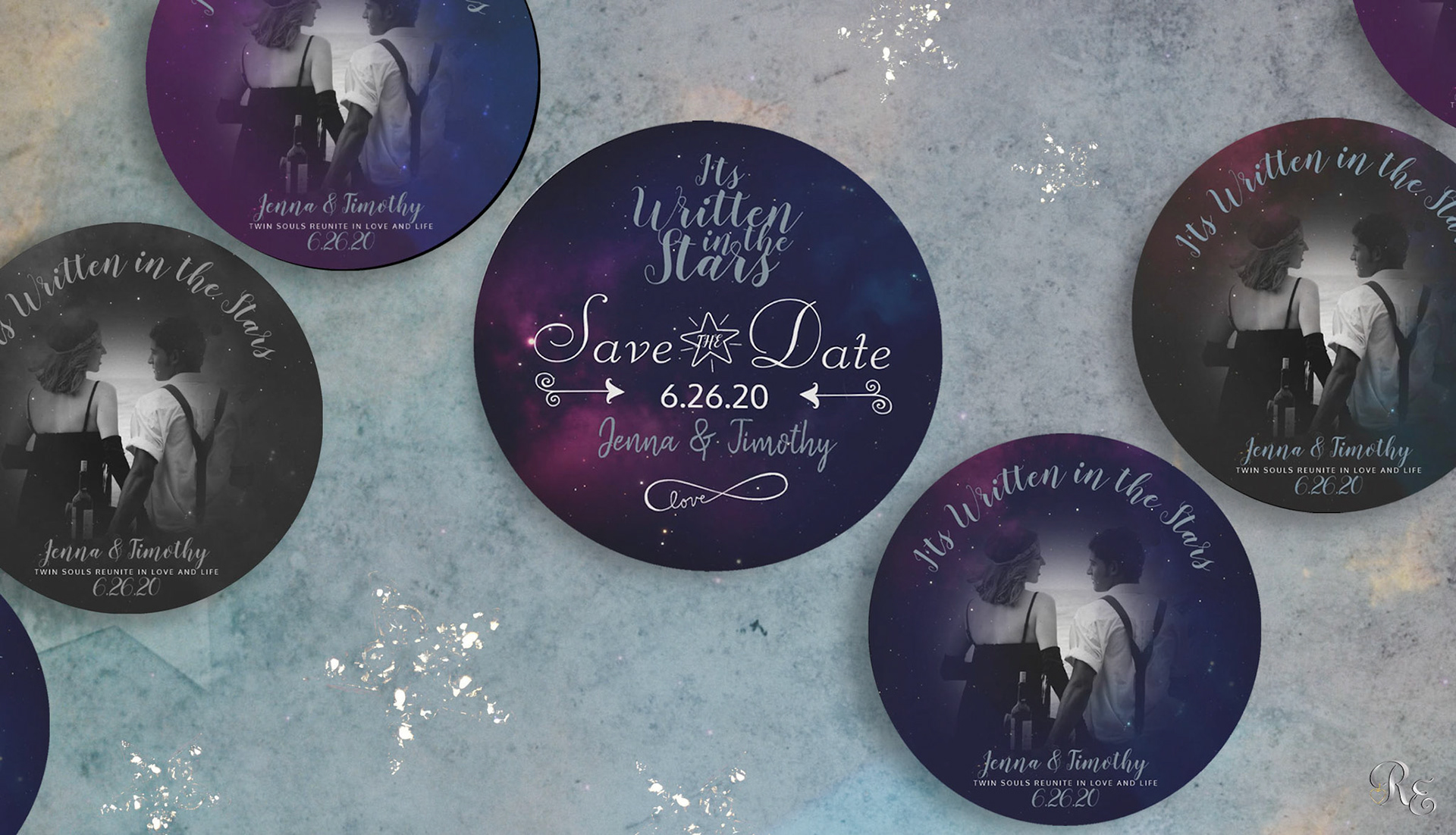 Twin Flame Save the Date