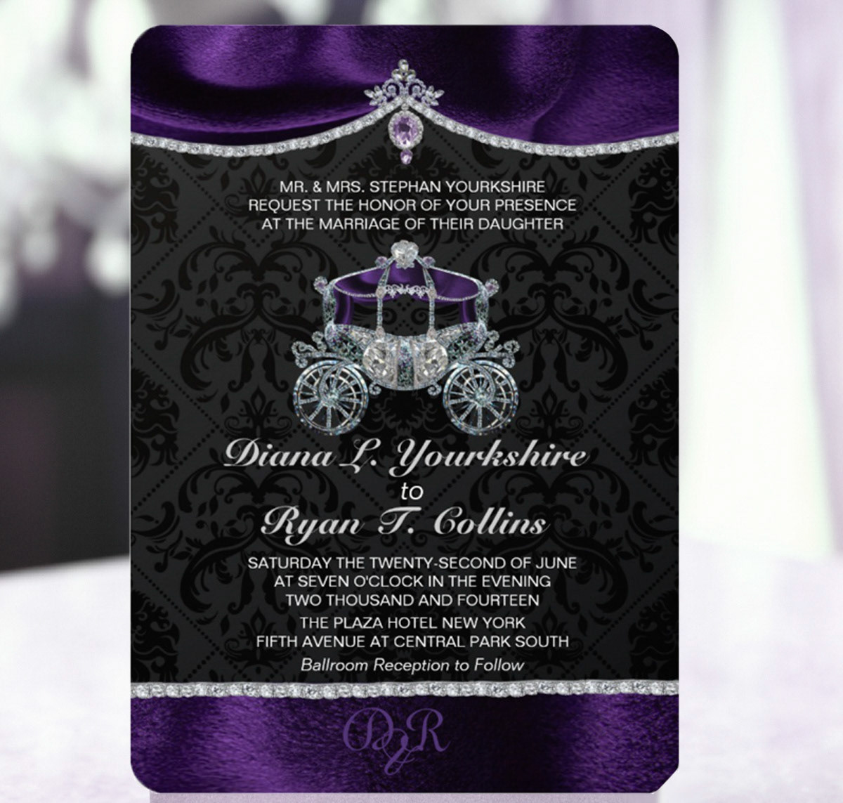 Royal Fairytale Wedding Invitations