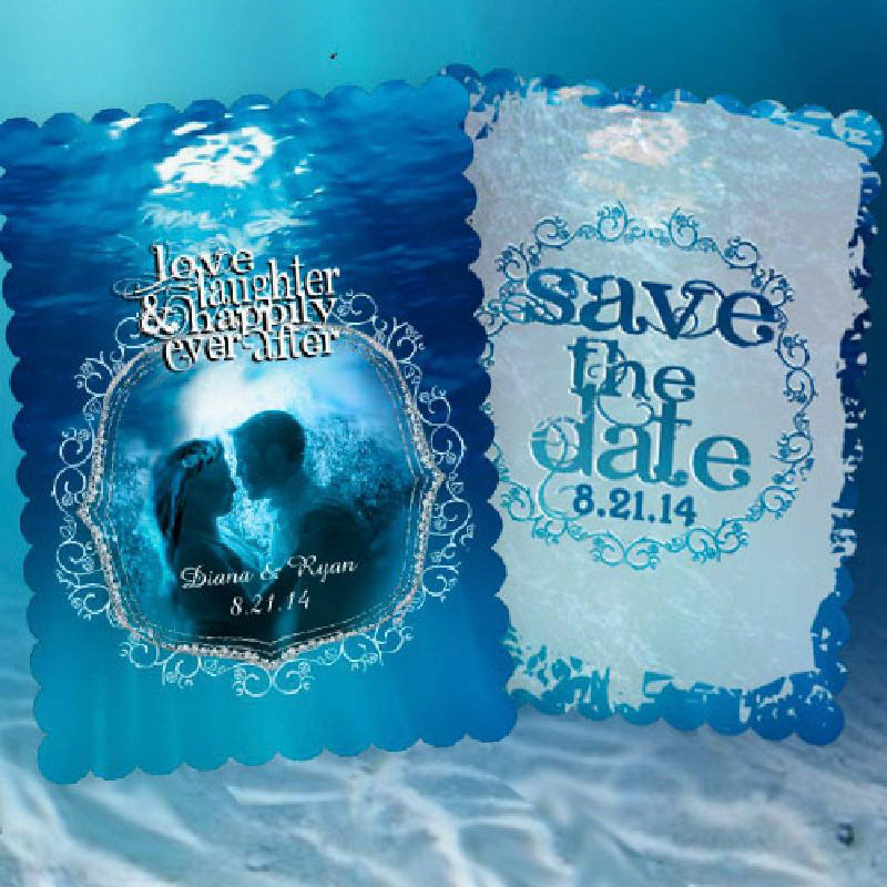 Save the Date Under the Sea