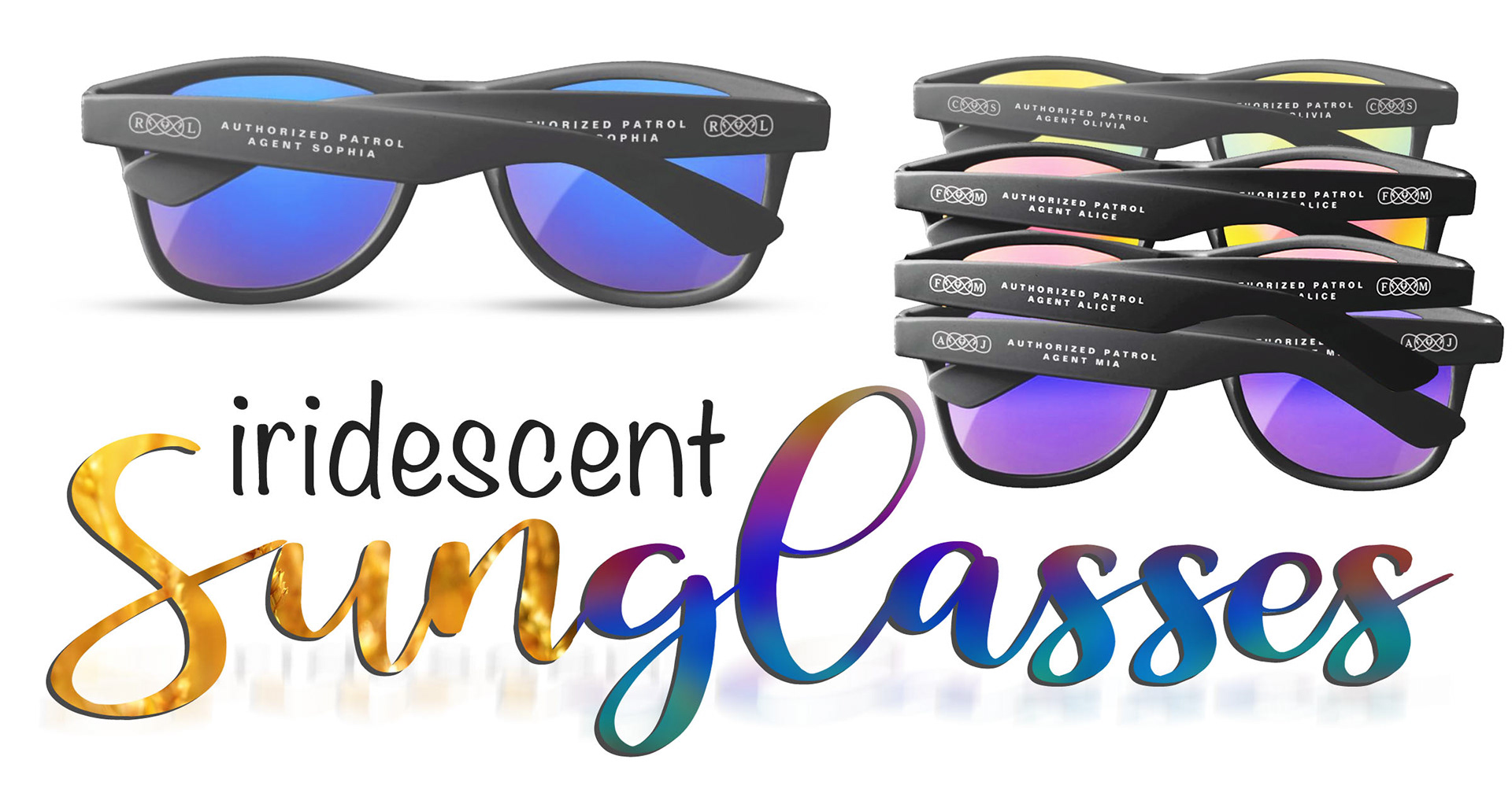 iridescent sunglasses
