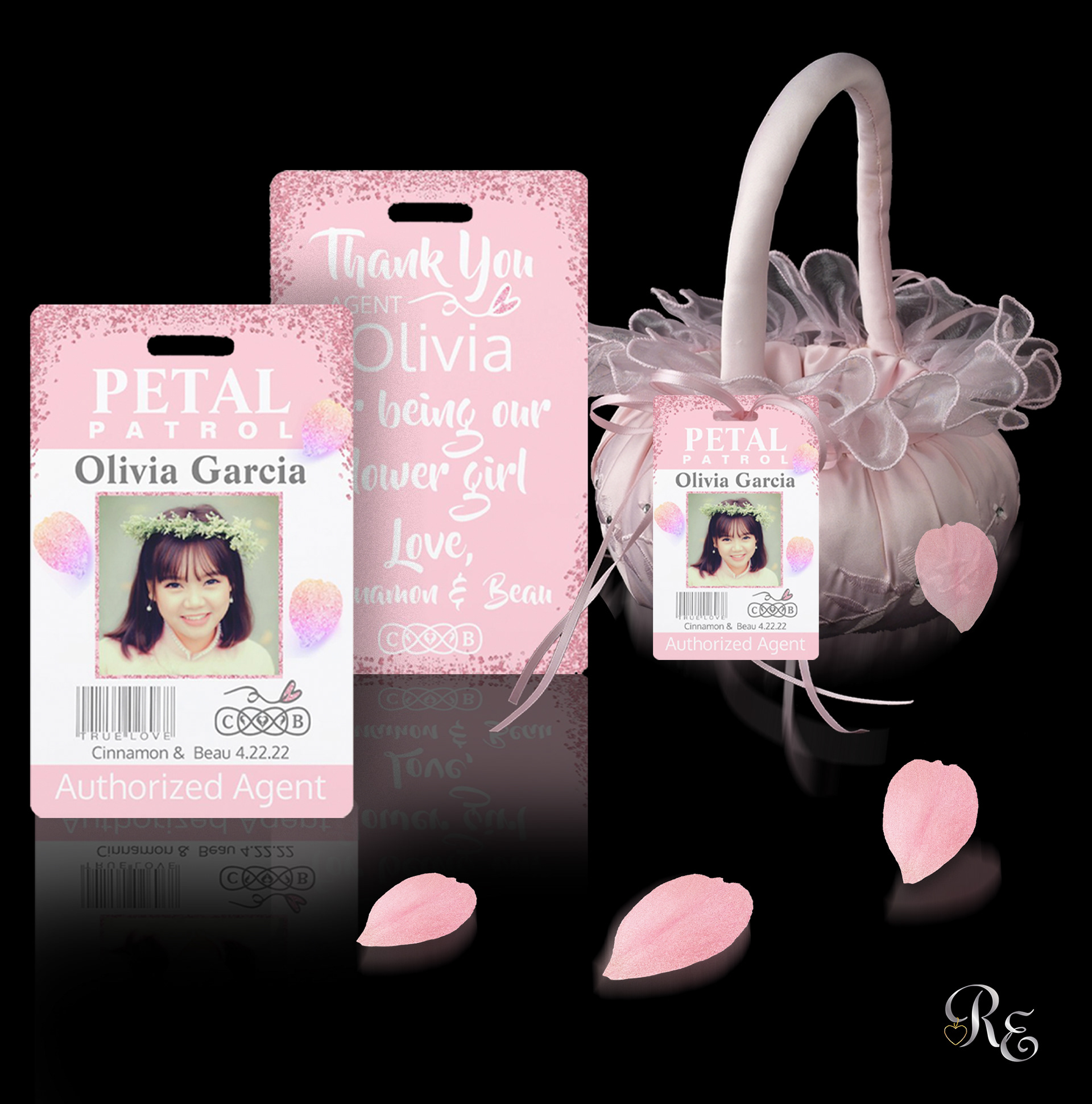 Pink Petal Patrol Badges