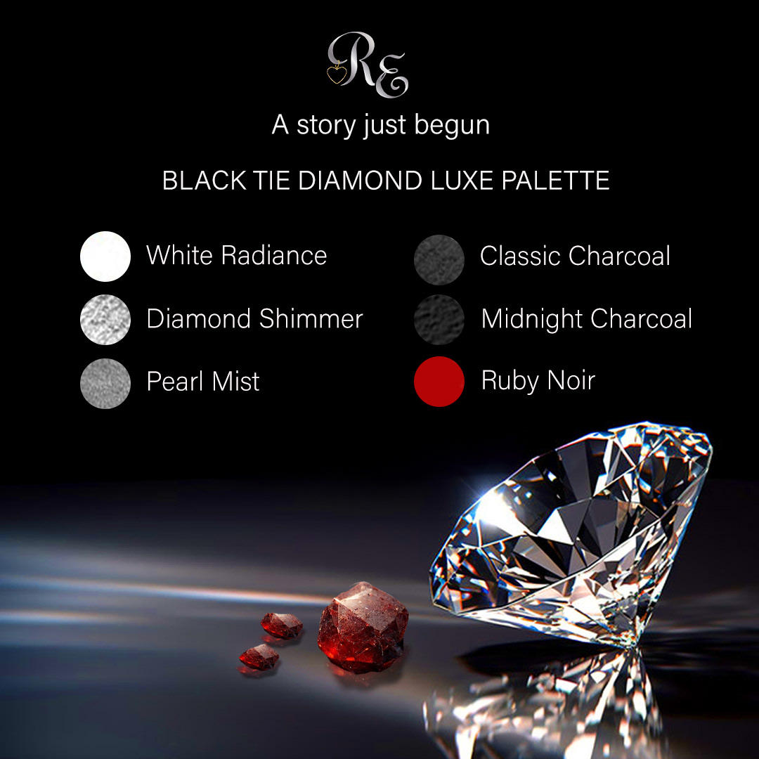 Black Tie Diamond Color Palette