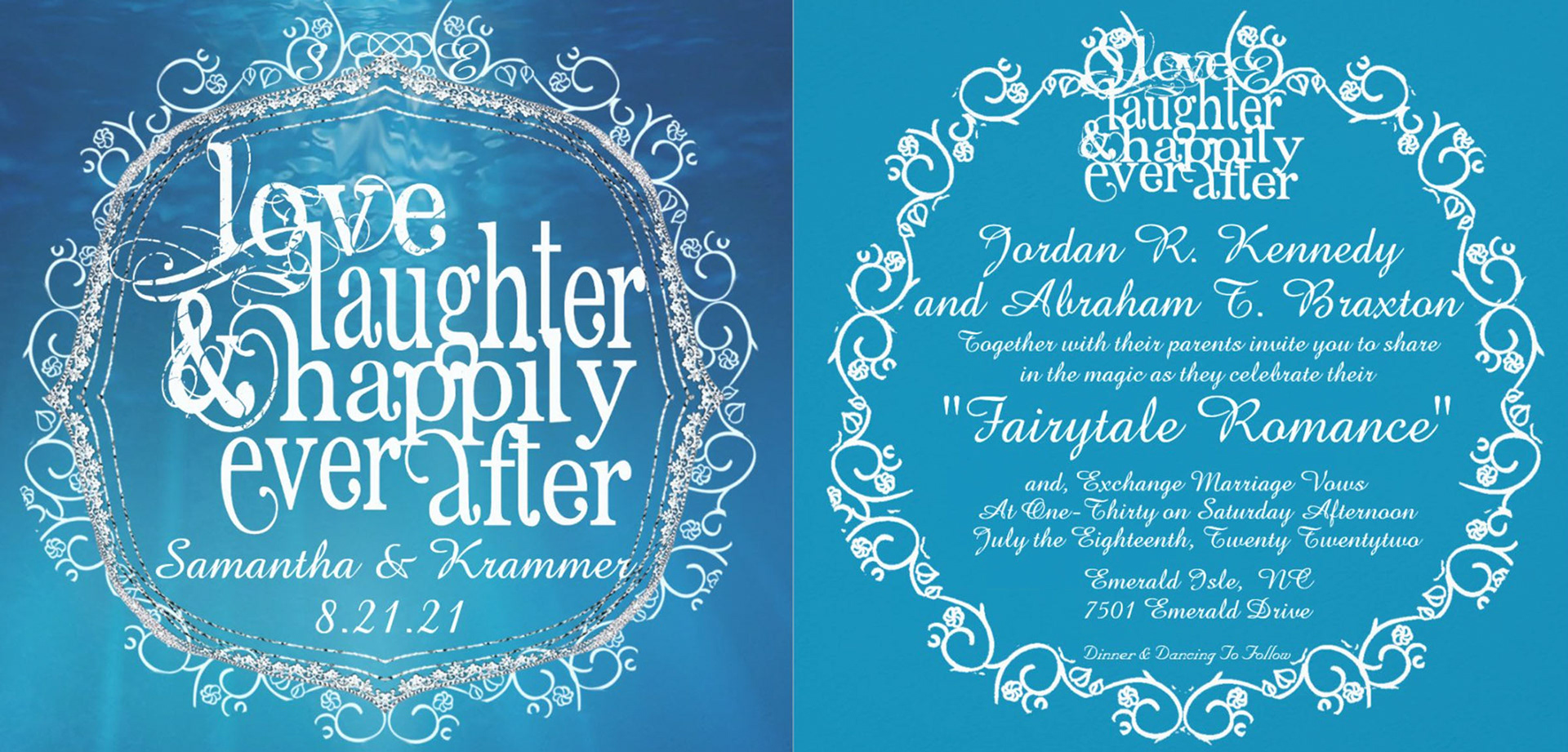 Under the Sea Wedding Invitations
