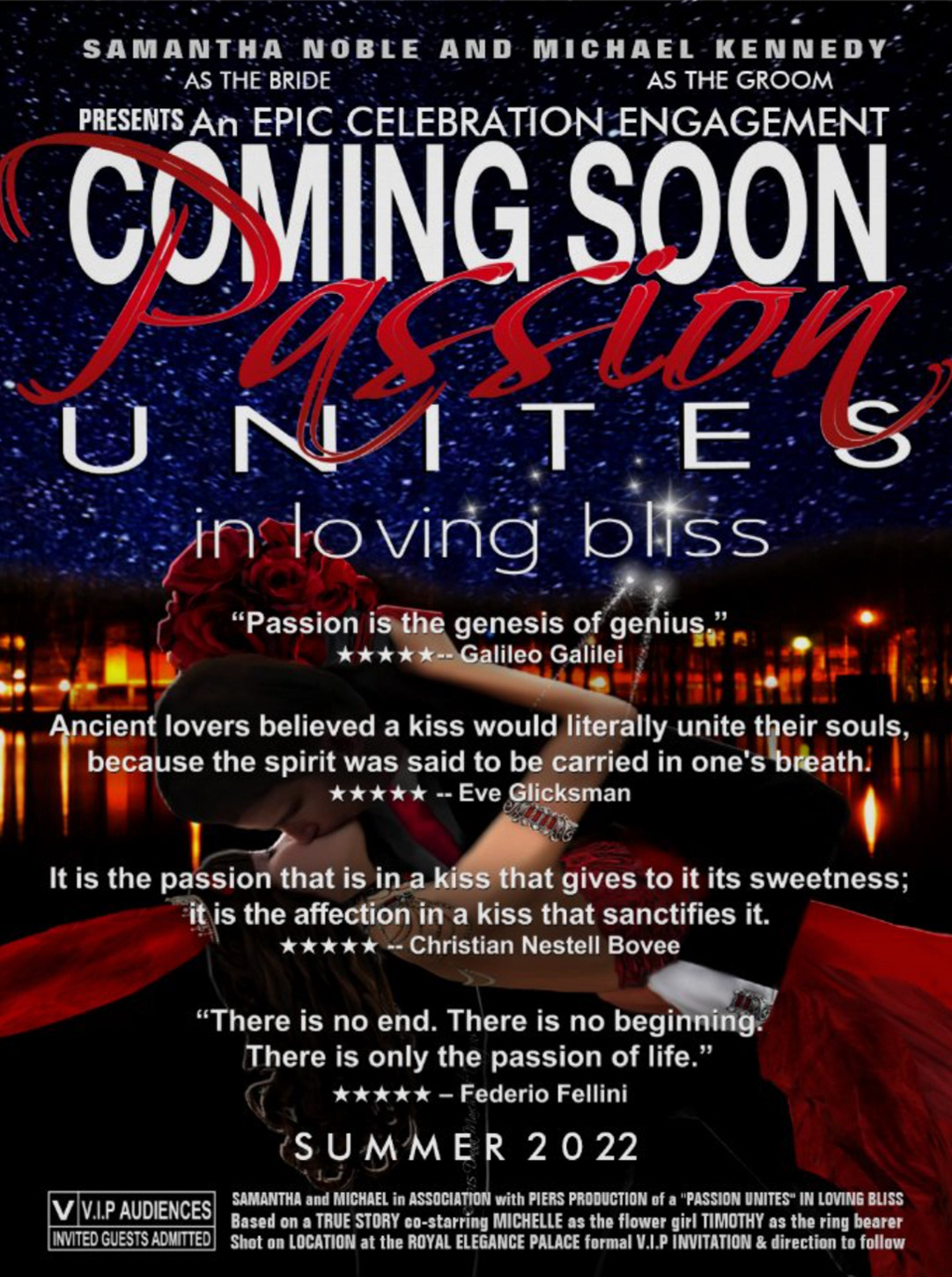 Coming Soon Engagement Display Poster